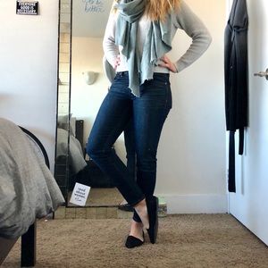 Madewell skinny skinny blue jeans
